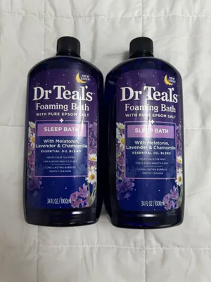 Пенная ванна с чистой английской солью, с мелатонином