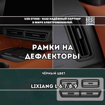Стильные накладки на дефлекторы — премиум-декор салона Li L 6/7/8/9.