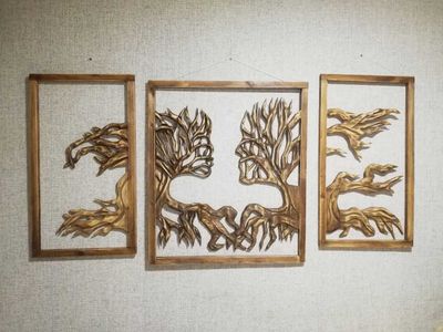 Триптих. Ручная работа .