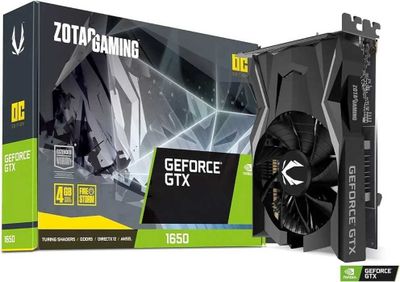 Видеокарта Zotac gaming GTX 1650 OC