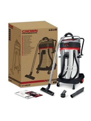 промишленный пылесос crown 100l