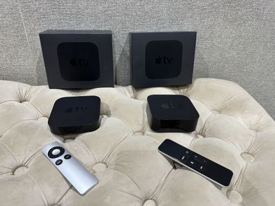* Apple TV приставки оригинал 3 и 4 поколения в полном комплекте