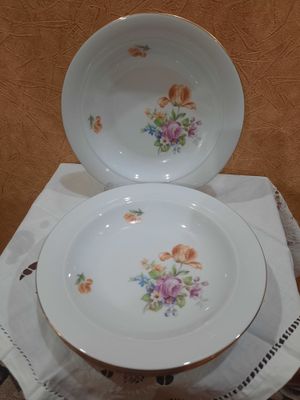 Абсолютно новые тарелки ГДР "Kahla", "Мейсенский букет" , в количест