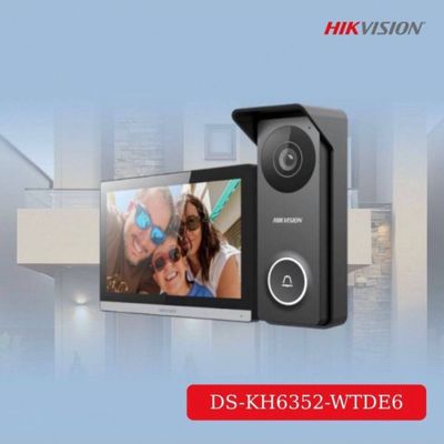 7″ IP-видеодомофон c Wi-Fi HIKVISION DS-KH6320-WTE1 + DS-KV61003-PE1