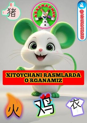 xitoy tili kitob yozuvlarni rasmlarda organasiz