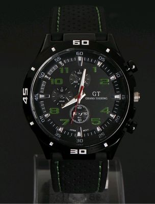 GT WATCH erkaklar qol soati,charm tasmali
