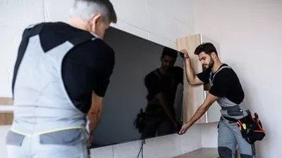 Установка телевизоров и турников на стене