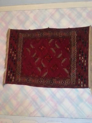 Turkman gilam 1850, tuya junidan tayyorlangan