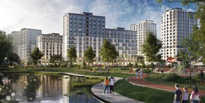 Город в городе: ЖК с парком и озером  Сдача в 2025