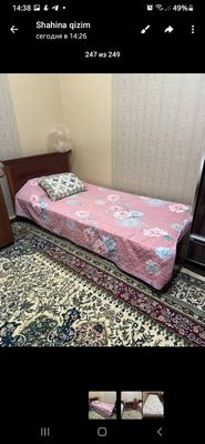 Мебеллар сотилади 2 юмшок 1 кишилик диван 1 дона компютер столи мотила