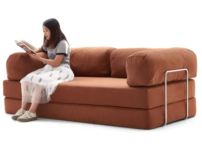 Безкаркасный диван кровать двухспальная мобильный и удобны