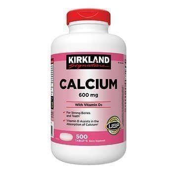 Карбонат кальция+Витамин С Kirkland Signature Calcium 500 таб