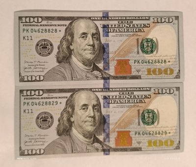 Noyob yulduzchali $100 kupyura – kolleksionerlar uchun! Haqiqiy