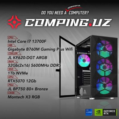 (NEW) 13700F/B760M/32Gb/1Tb/RTX5070