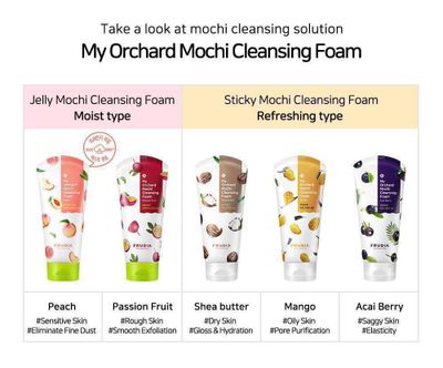 Пенка для умывания Frudia My Orchard Mochi Cleansing Foam