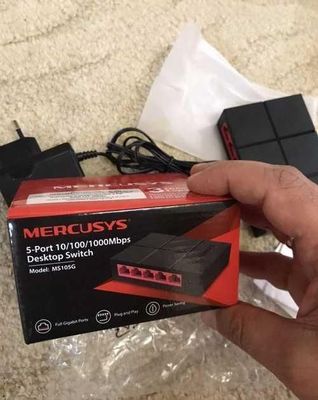 Mercusys MS105G 5-портовый гигабитный свитч, 10/100/1000 Мбит/с.