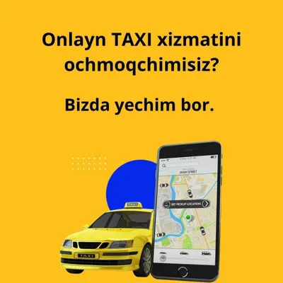 Taxi dasturi sotiladi. приложения для Такси