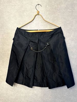 Винтажная Черная юбочка celine paris
