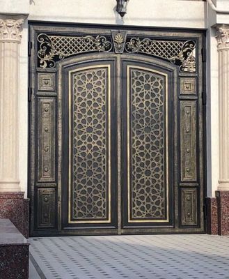 Навес перила ворота калетка решётка ясаб урнатамиз