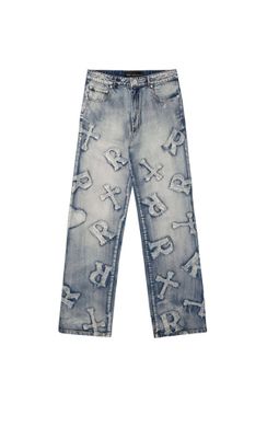 Racer Worldwide - Washed Ice Patch Jeans