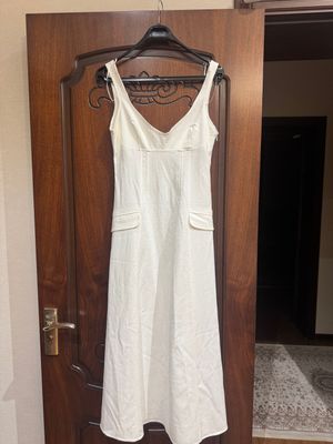 Белое платье ZARA