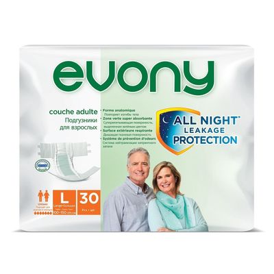 Памперсы evony 16 шт