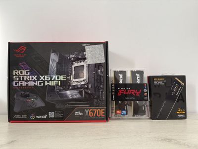 Asus ROG X670E-I | WD SN850X 1TB | Kingston Fury RGB 2x16GB 6000MHz