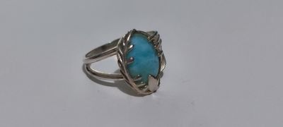 Серебряное кольцо с камнем ЛАРИМАР