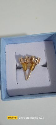 Золотые серьги 1.05 грамм