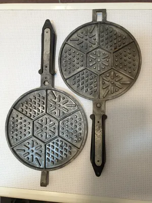 Вафельница печенница на плиту. Форма для выпечки.