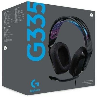 Проводные наушники Logitech G335 черный/белый
