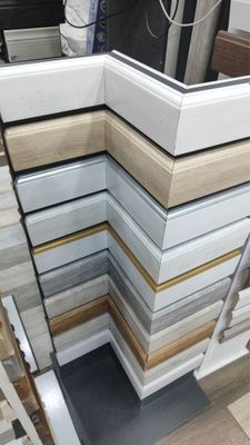 Alyumin plintus va profil,MDF, dyuropolimer,Plastik, Alyumin,Polyureta