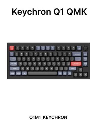 Keychron Q1 QMK Mechanical Keyboard (Gateron G Pro Brown)