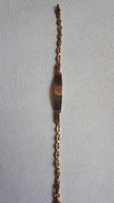 браслет детский, 585-проба, 2.64-грам