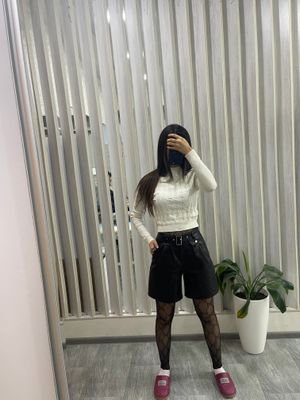 Кожаные шорты