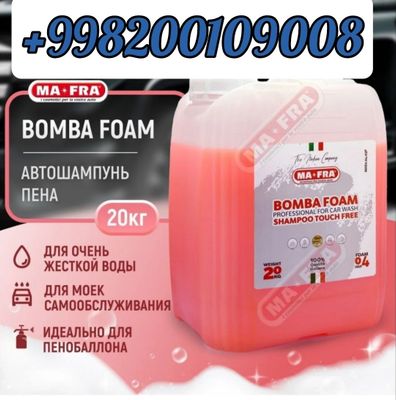 BombaFoam (pena 1 faza) 20kg = 570.000 so'm 1kg = 70.000
