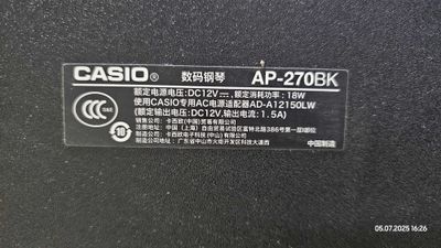 Цифровое пианино Casio AP-270BK