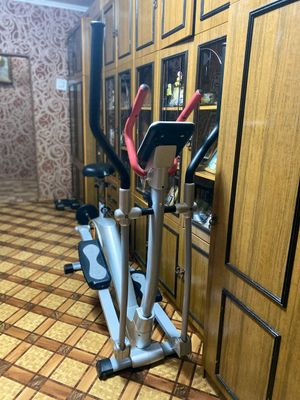 Тренажёр 2 в 1 (велосипед + лыжи)
