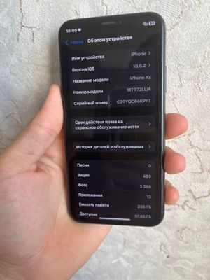 Iphone xs LLA 256 75% usilinniy karobkasi bor
