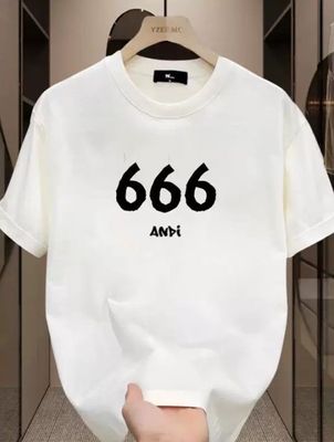 666 ANDI futbolka,oq rangli