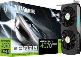 Видеокарта ZOTAC GeForce RTX 4070-12gb SUPER Twin Edge