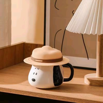 Бокал Кружка Snoopy с шляпой 500мл