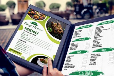 Меню для ресторанов, кафе и fast food