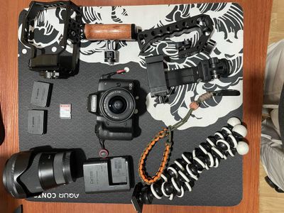Камера Canon M50 kit,обьектив Sigma 16mm