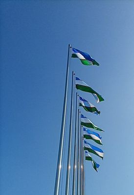 Флагшток стойка флаг из нержавейки