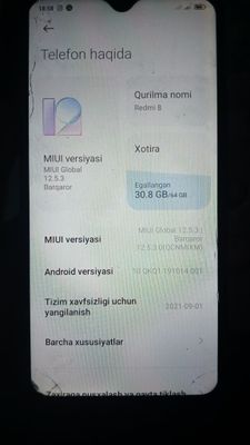 Redmi 8 900minga sotaman