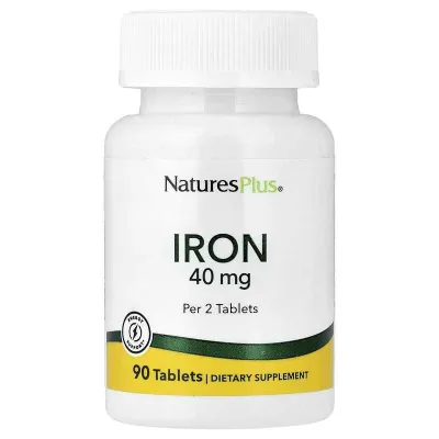 NaturesPlus Iron железо 40 мг, 90 таблеток темир temir