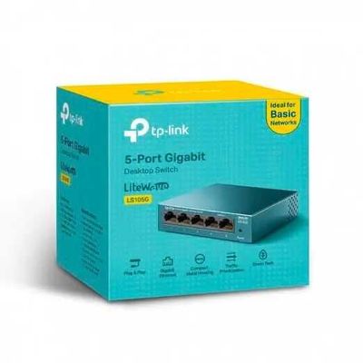 TP-Link LS105G Сетевой коммутатор - Доставим за День + Подарок