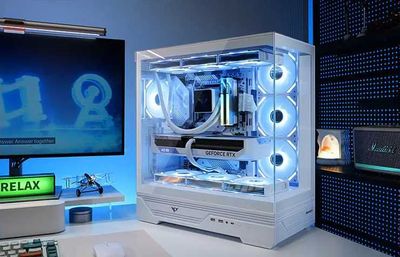 Сборка ПК Maxcore Blizzard White игровой компьютер i7-14700KF RTX 5070