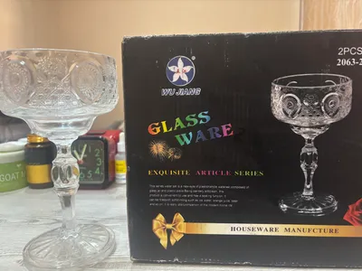 Чаши из стекла